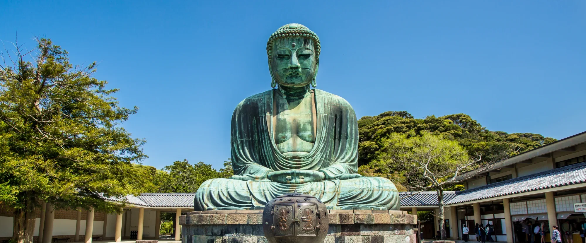 The Great Buddha bronze statue of Kotoku-in temple in Kamakura Japan