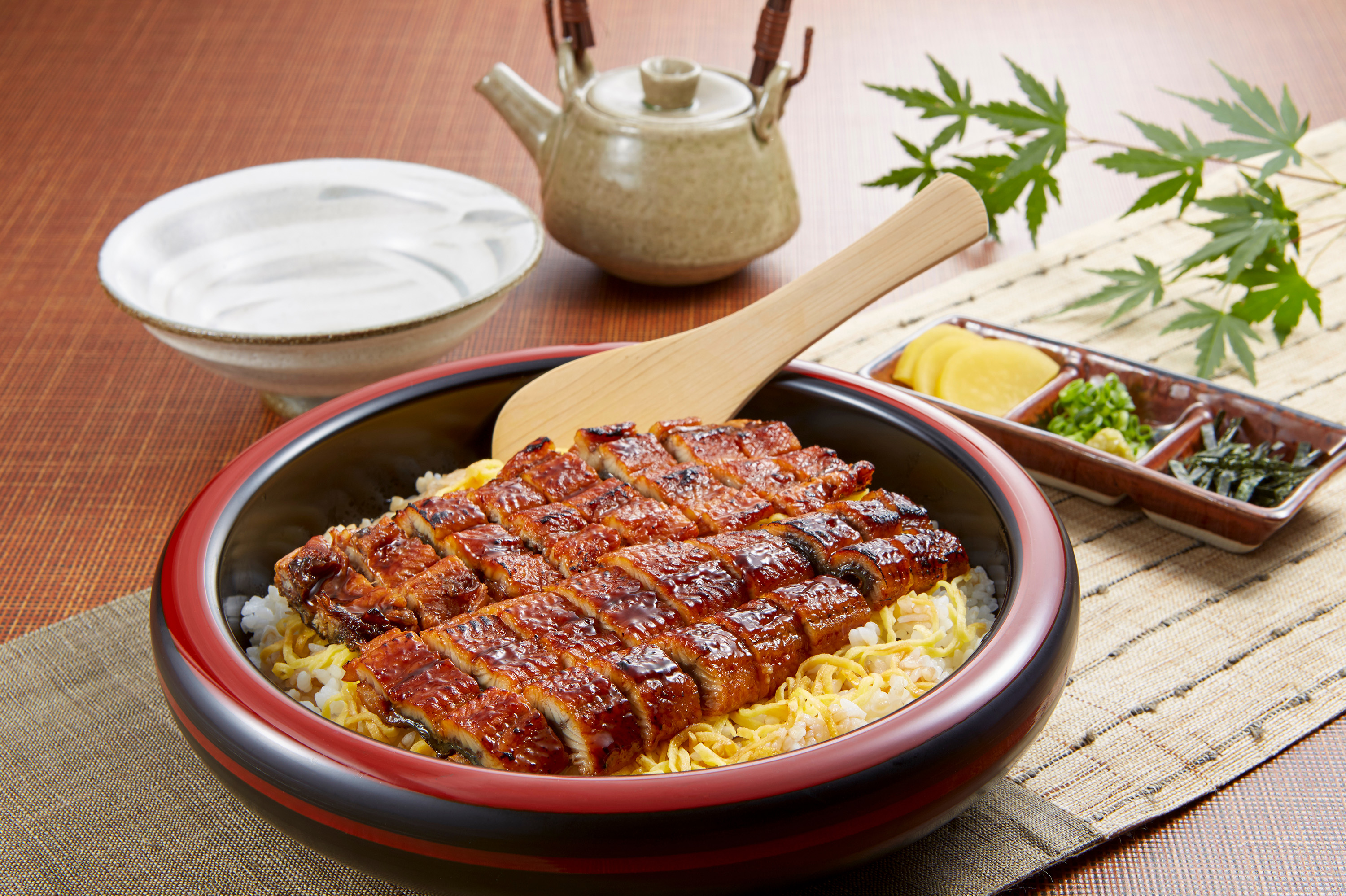 A bowl of hitsumabushi, Nagoya's specialty grilled eel served over rice