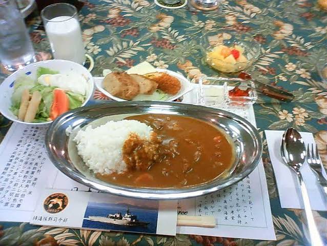 A plate of Yokosuka Navy curry, a dish tied to the city's history as a Meiji-era naval port
